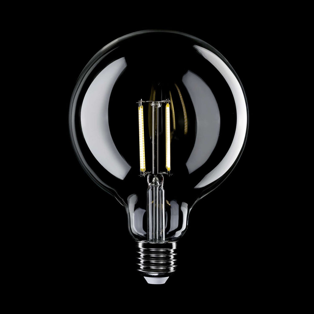 LED-Glühlampe Transparent Globe G125 7W 806Lm E27 3500K Dimmbarkeit – Ansicht 2