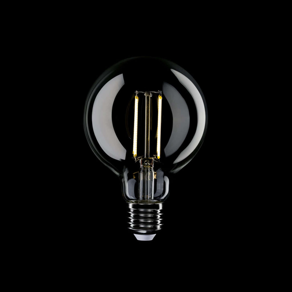 Transparente LED-Glühlampe G95 7W 806Lm E27 3500K dimmbar – Ansicht 2