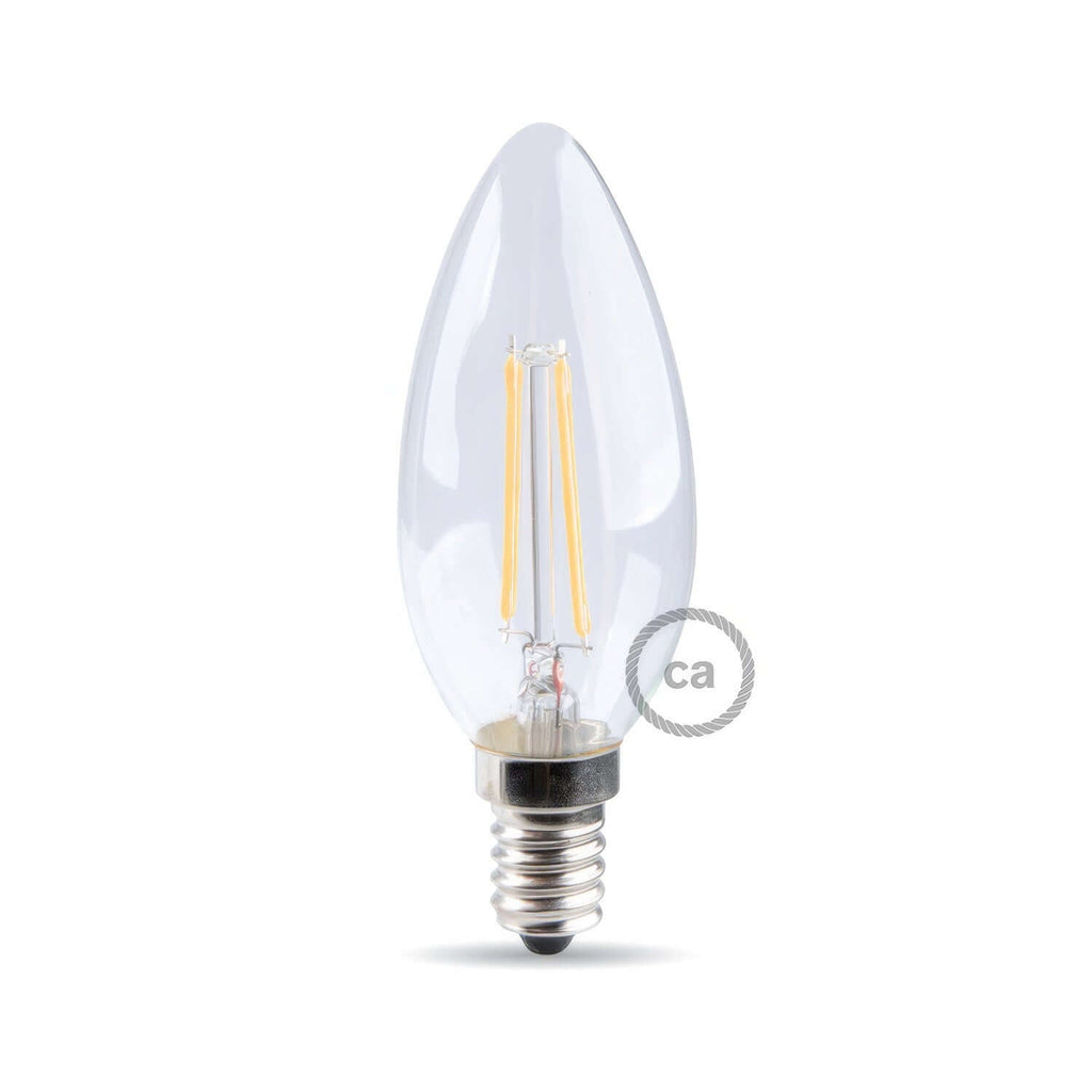 LED-Glühbirne Transparent Olive 4,5W 470Lm E14 2700K
