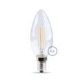 LED-Glühbirne Transparent Olive 4,5W 470Lm E14 2700K