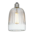 LED-Lampe Transparent Tiche Crystal Line 6W 600Lm E27 2700K Dimmbar