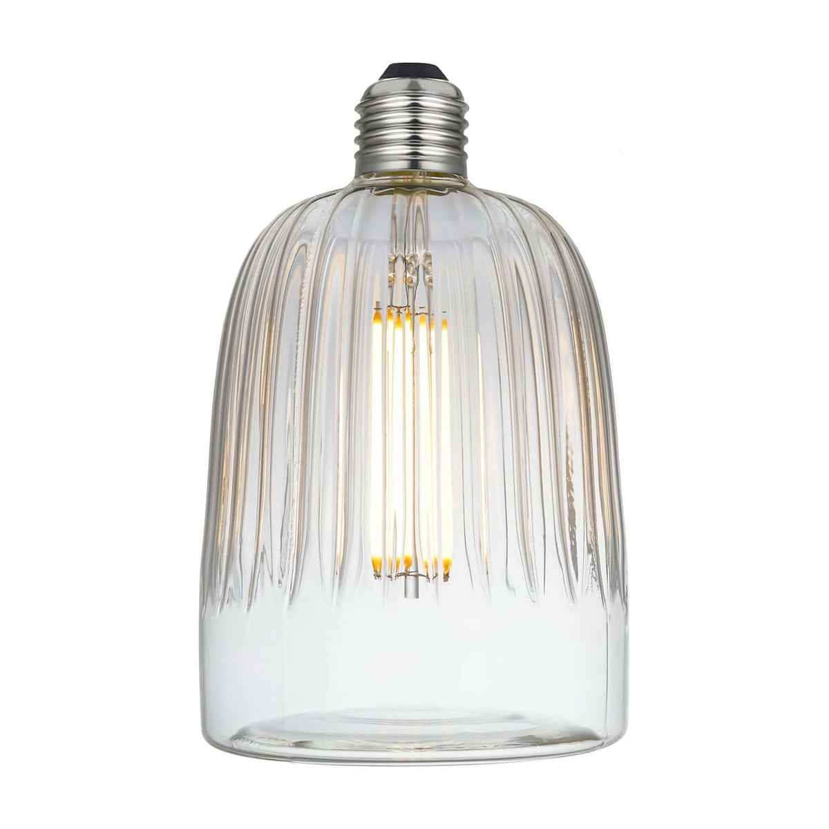 LED-Lampe Transparent Tiche Crystal Line 6W 600Lm E27 2700K Dimmbar