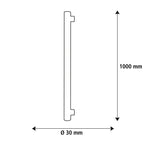 SEGULA LED Linienlampe 1000 mm klar – S14s, 6 W, 2.200 K, dimmbar – Bild 3