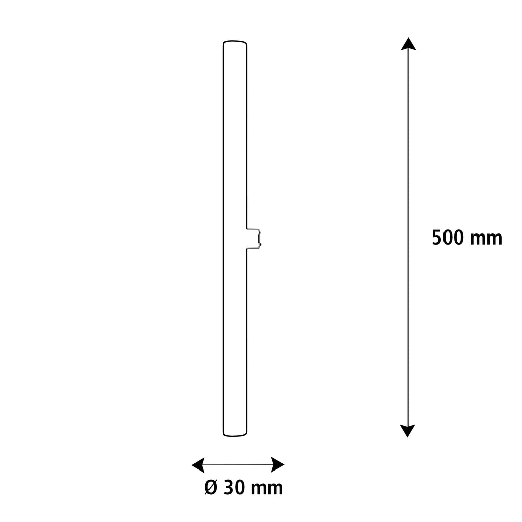 SEGULA LED Linienlampe 500 mm – S14d, 5 W, 2.200 K, dimmbar – Bild 4