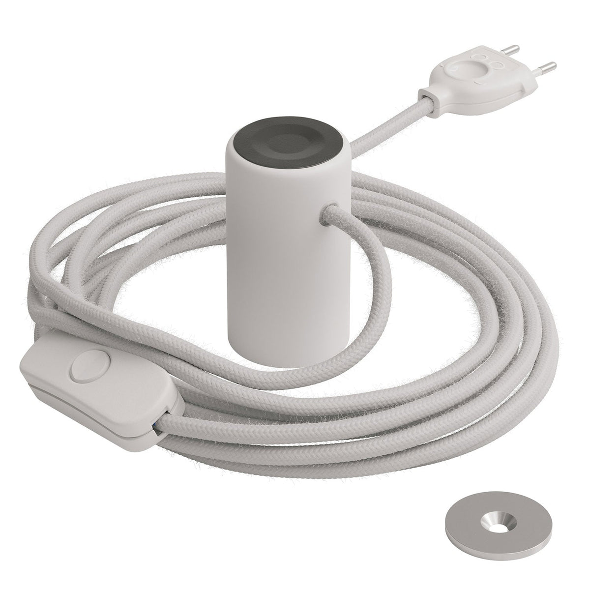 Magnetico®-Plug Elegant, gebrauchsfertige magnetische Fassung - Weiß