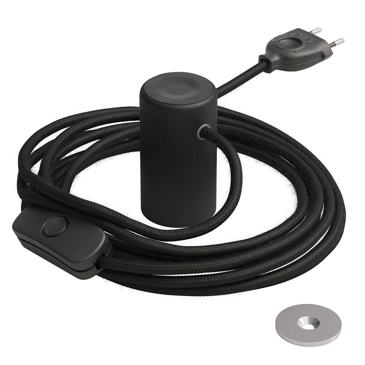 Magnetico®-Plug Elegant, gebrauchsfertige magnetische Lampenfassung – Schwarz