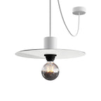 Mini-Teller Ellepì 'Solid Color' Weiß für Lampen, Durchmesser 24 cm - Made in Italy – Ansicht 4