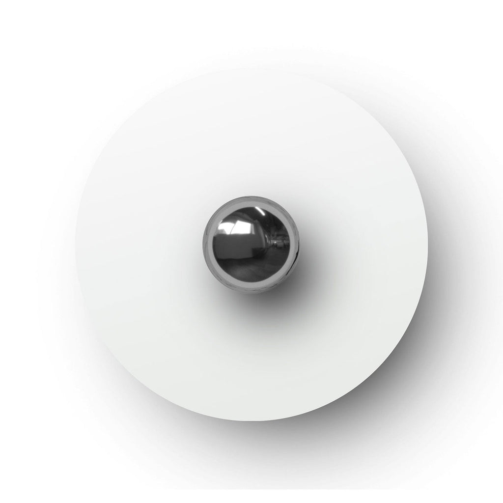 Mini-Teller Ellepì 'Solid Color' Weiß für Lampen, Durchmesser 24 cm - Made in Italy – Ansicht 3