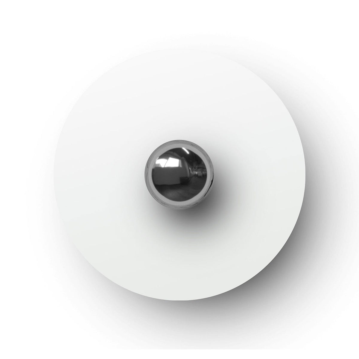 Mini-Teller Ellepì 'Solid Color' Weiß für Lampen, Durchmesser 24 cm - Made in Italy – Ansicht 3