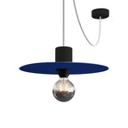 Mini-Teller Ellepì 'Solid Color' Blau für Lampen, Ø 24 cm – Made in Italy – Ansicht 4