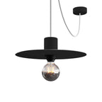 Kleiner Ellepì-Teller 'Solid Color' Schwarz für Lampen, Durchmesser 24 cm – Made in Italy – Ansicht 4