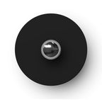 Kleiner Ellepì-Teller 'Solid Color' Schwarz für Lampen, Durchmesser 24 cm – Made in Italy – Ansicht 3