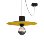 Mini-Teller Ellepì 'Solid Color' Hellgrün und Zitronengelb für Lampen, Durchmesser 24 cm - Made in Italy – Ansicht 4