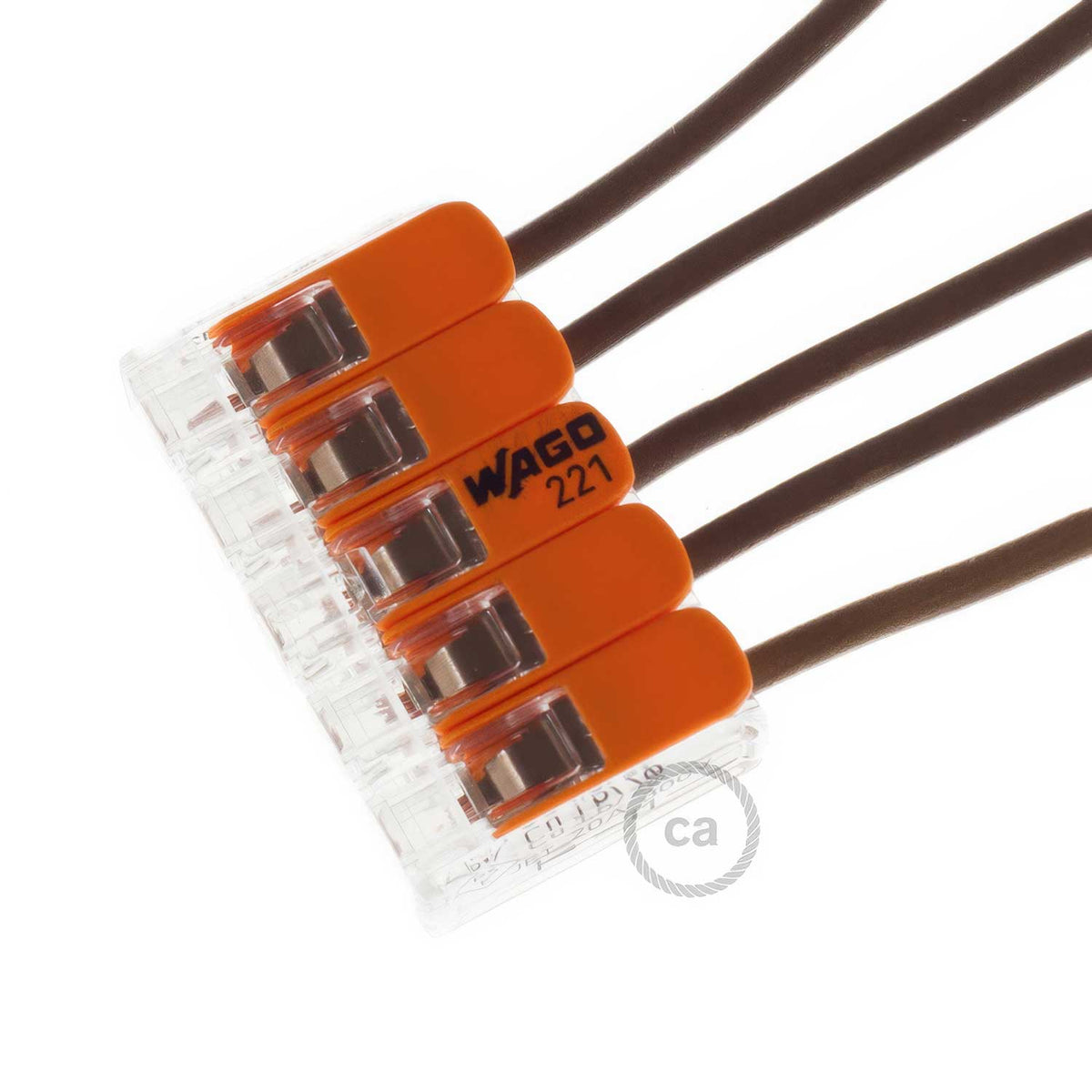 Universalklemme 5 Eingänge Transparent – Ansicht 3