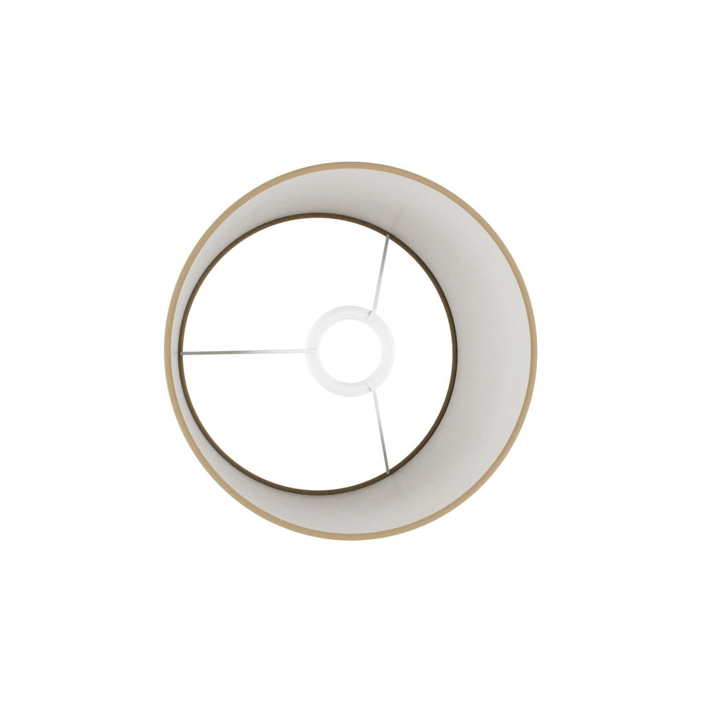 Athena Lampenschirm mit E27 Fassung für Tischleuchte - Made in Italy - Natur Jute – Ansicht 3