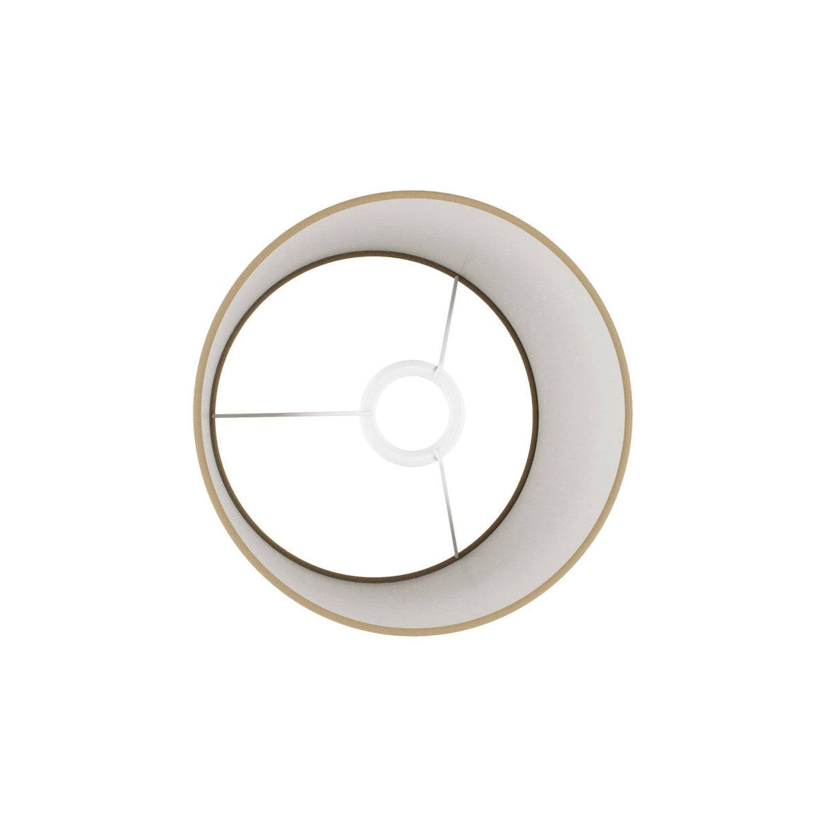 Athena Lampenschirm mit E27 Fassung für Tischleuchte - Made in Italy - Natur Jute – Ansicht 3