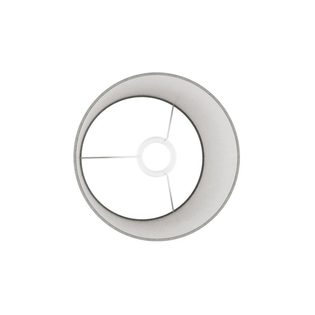 Athena-Lampenschirm mit E27-Fassung für Tisch- oder Stehlampe - Made in Italy - Camelot Grau – Ansicht 3
