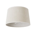 Athena Lampenschirm mit E27-Fassung für Tisch- oder Stehlampe – Made in Italy – Helle Jute