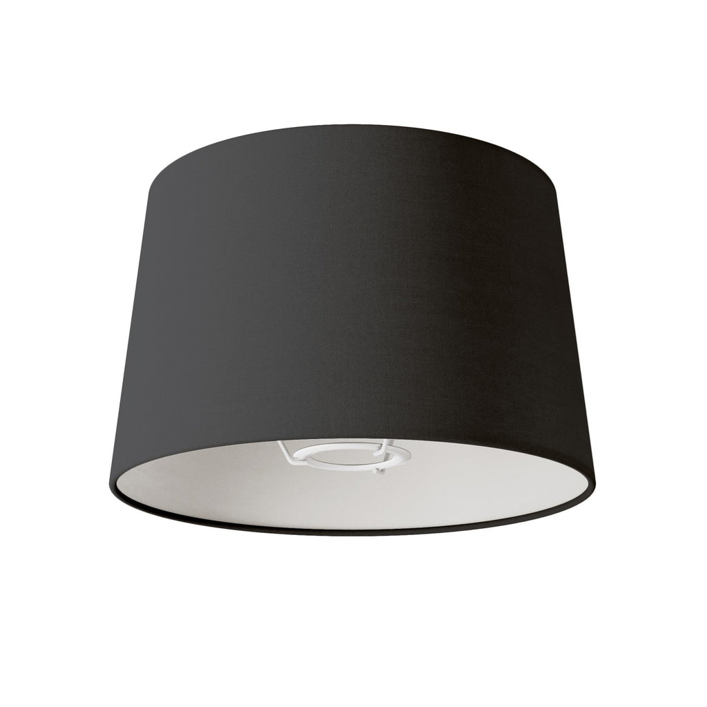 Lampenschirm Athena mit E27 Fassung für Tisch- oder Stehlampe – Made in Italy – Teletta Anthrazit