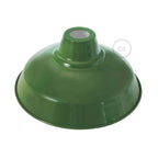 Bistrot-Lampenschirm aus emailliertem Metall mit E27-Fassung, Durchmesser 30 cm - Grün – Ansicht 3