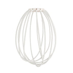 Lampenschirm Cablò multicolor 100 cm und weiße Kabel