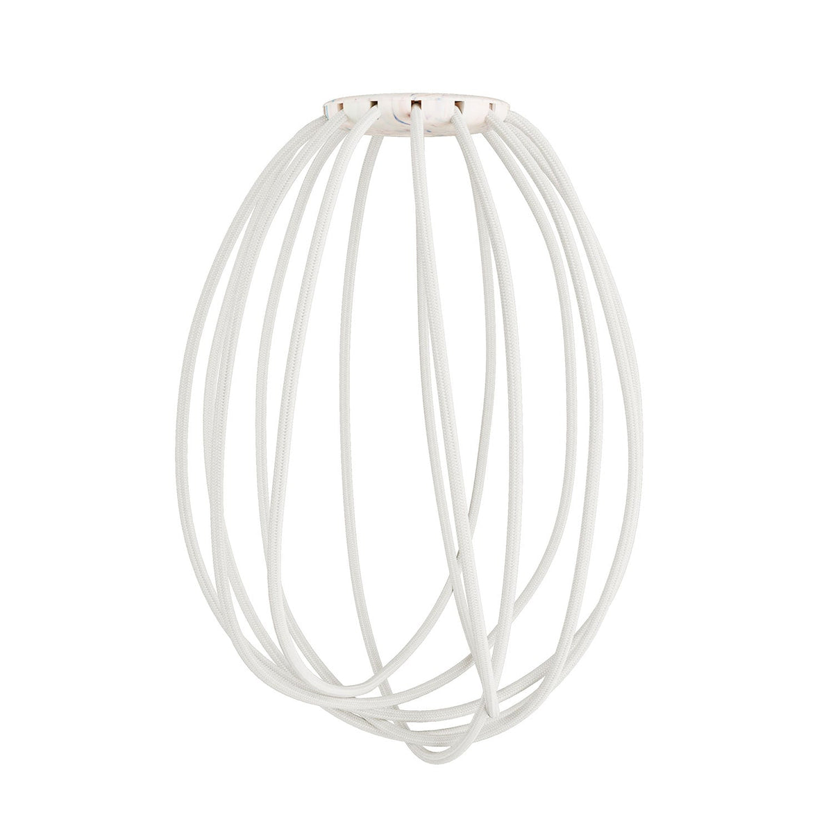 Lampenschirm Cablò multicolor 100 cm und weiße Kabel