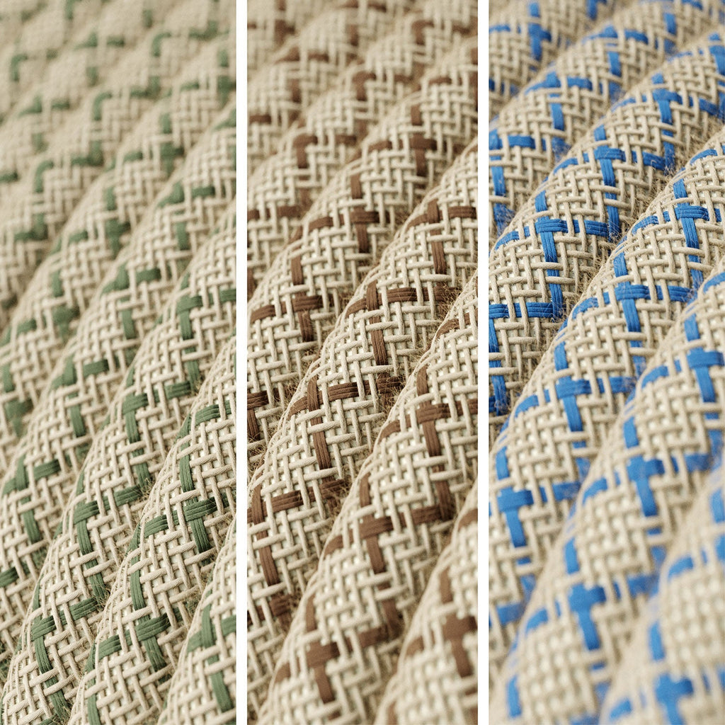 Lampenschirm Cablò multicolor 100 cm und Losanga-Kabel – Ansicht 5