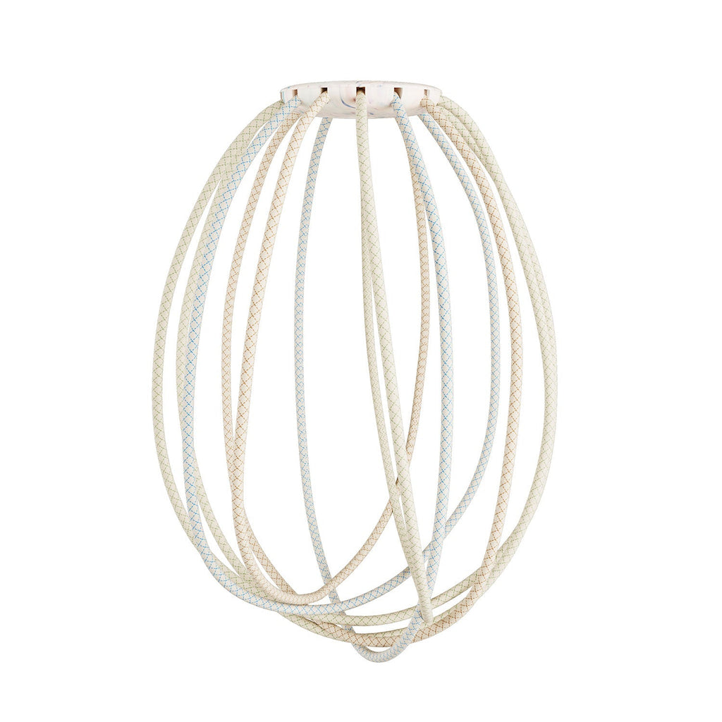 Lampenschirm Cablò multicolor 100 cm und Losanga-Kabel