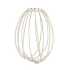 Lampenschirm Cablò multicolor 100 cm und Losanga-Kabel