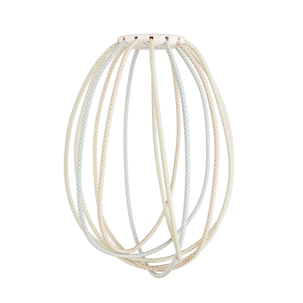Lampenschirm Cablò multicolor 100 cm und Losanga-Kabel