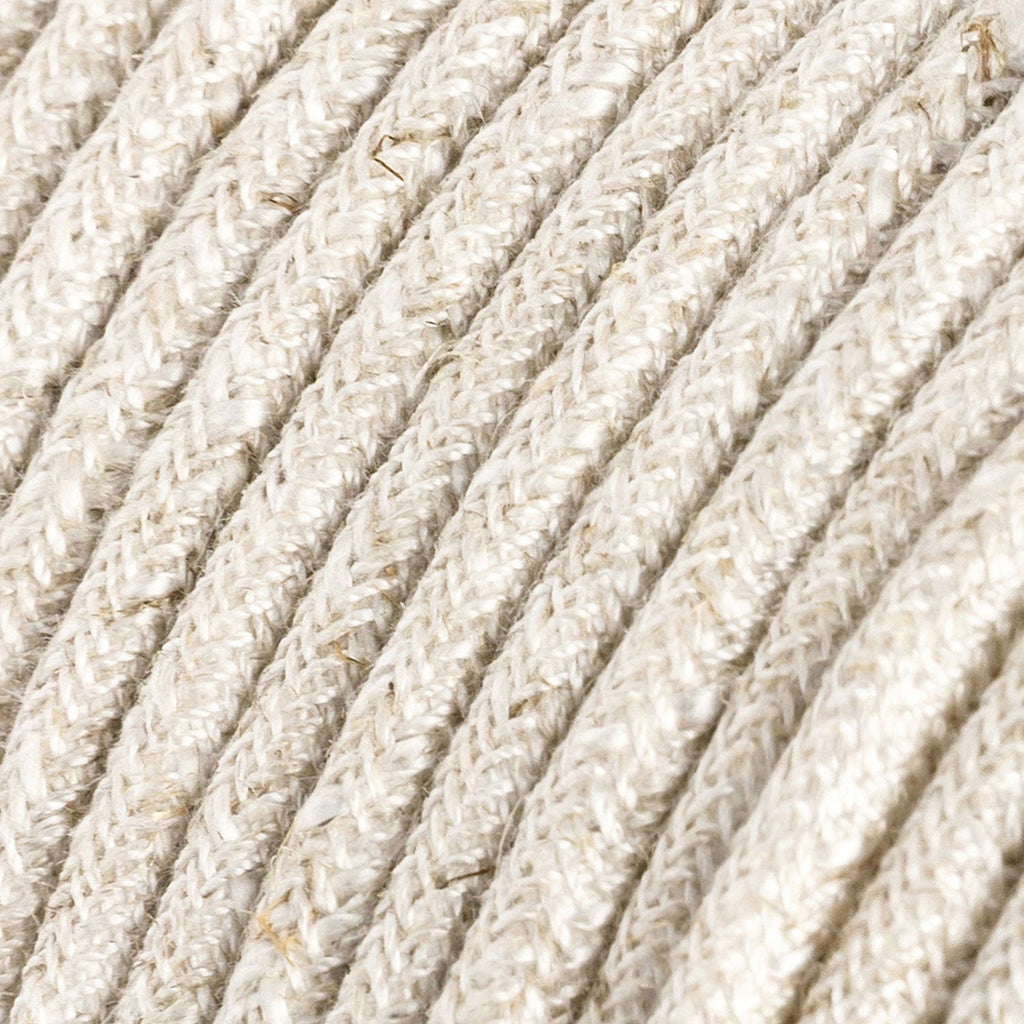 50 cm Multicolor Cablò Lampenschirm und weiße Leinenkabel – Ansicht 5