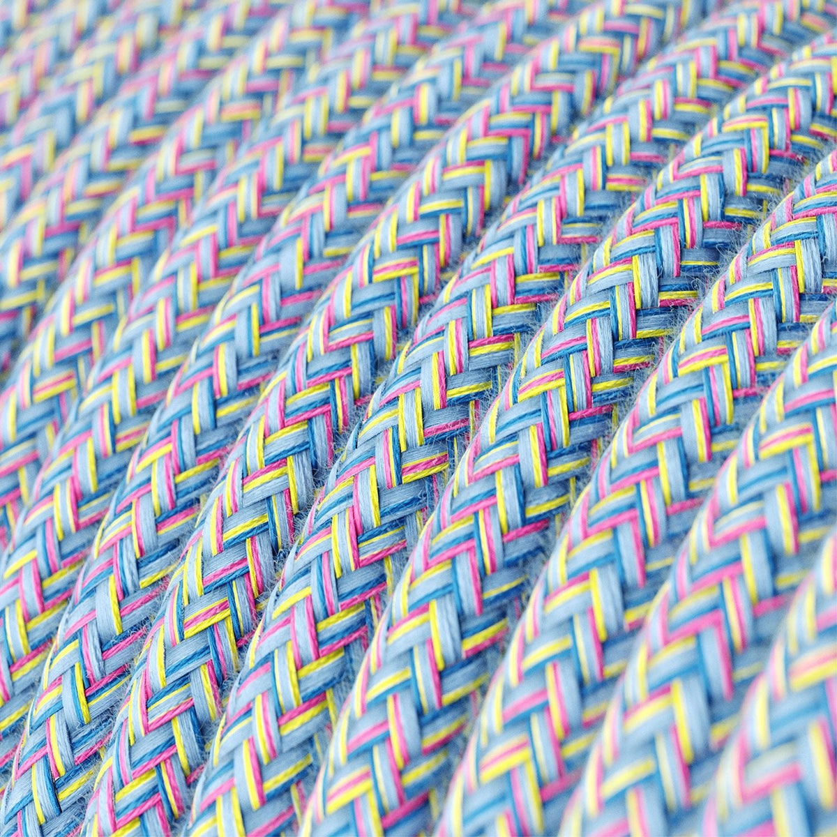Cablò-Lampenschirm multicolor 50 cm und Lollipop-Kabel – Ansicht 5