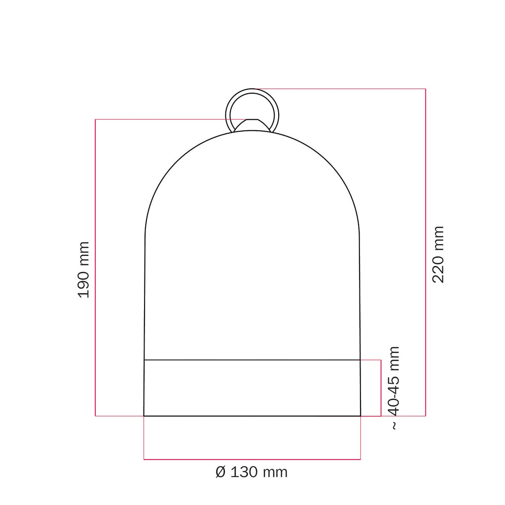Lampenschirm Mini XS, zweifarbig, aus Keramik Weiß und Terrakotta, Kollektion Materia – Made in Italy – Ansicht 4