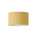 Zylinder-Lampenschirm L aus Stoff mit E27-Fassung - Made in Italy - Arenal Gold