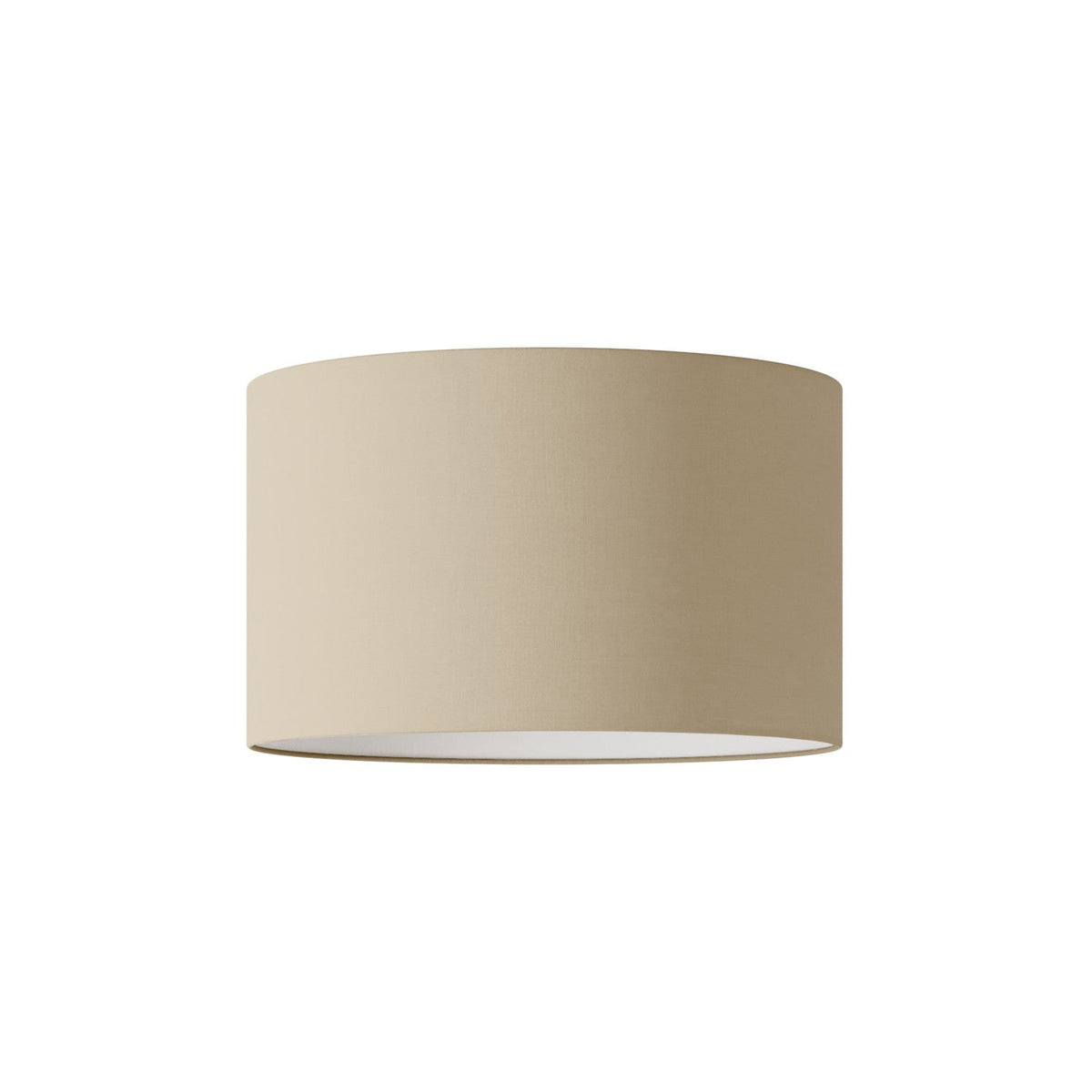 Zylinder-Lampenschirm L aus Stoff mit E27-Fassung – Made in Italy – Arenal Taupe