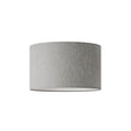 Zylinderschirm L aus Stoff mit E27-Fassung – Made in Italy – Camelot Grau