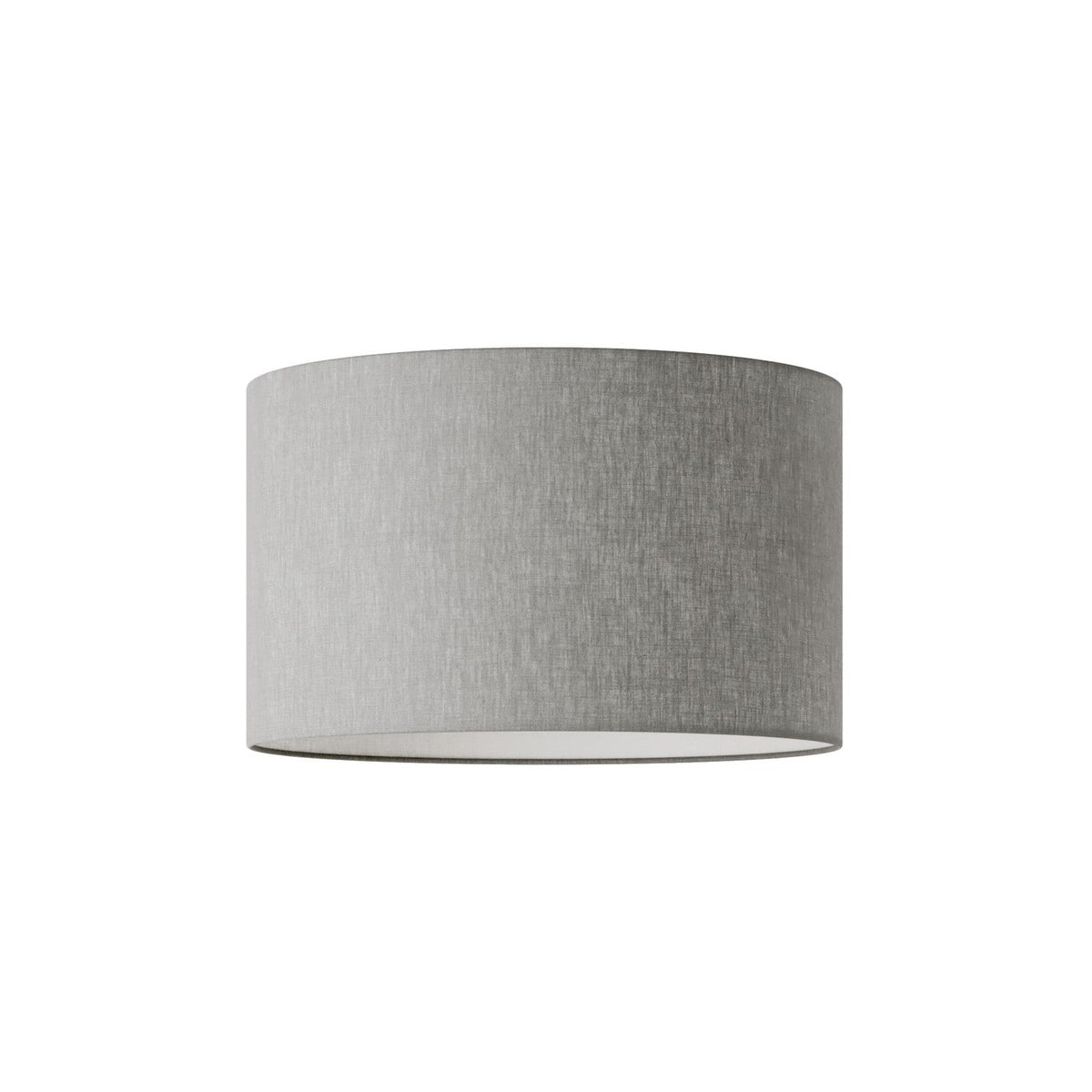 Zylinderschirm L aus Stoff mit E27-Fassung – Made in Italy – Camelot Grau