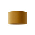 Lampenschirm Cilindro L aus Stoff mit E27-Fassung – Made in Italy – Senfgelb Wolle