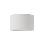Lampenschirm Zylinder L aus Stoff mit E27-Fassung – Made in Italy – Natur-Leinen