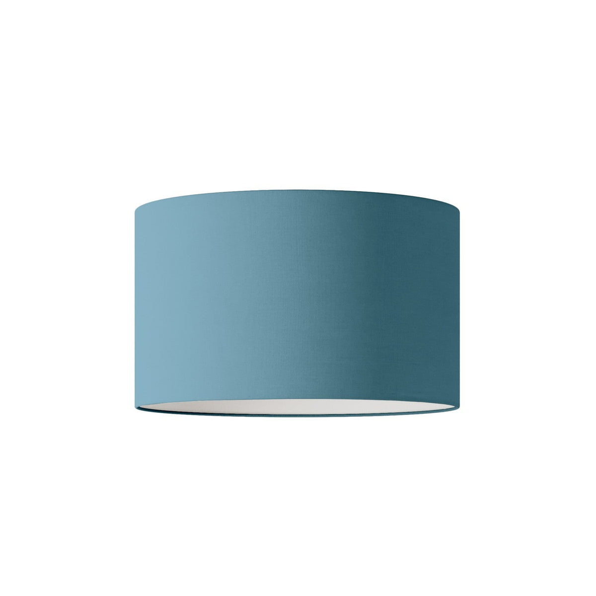 Lampenschirm Zylinder L aus Stoff mit E27-Fassung – Made in Italy – Teletta Hellblau Severo