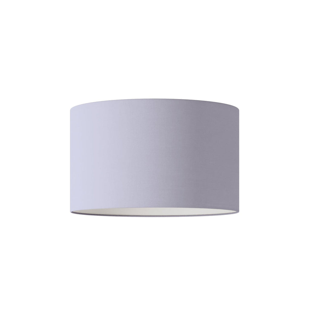 Zylindrischer Lampenschirm L aus Stoff mit E27-Fassung – Made in Italy – Stoff Lila