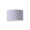 Zylindrischer Lampenschirm L aus Stoff mit E27-Fassung – Made in Italy – Stoff Lila