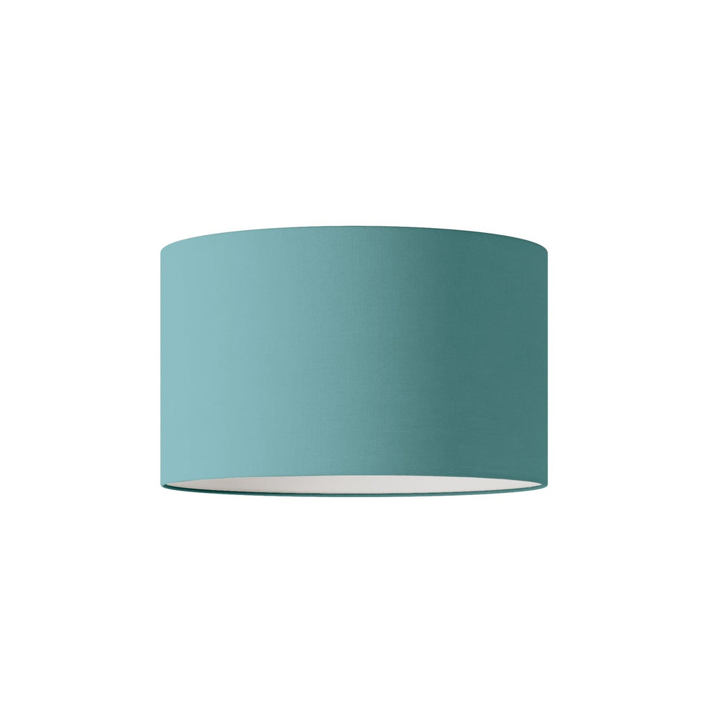 Lampenschirm Cilindro L aus Stoff mit E27-Anschluss – Made in Italy – Teletta Verde Dubbio