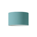 Lampenschirm Cilindro L aus Stoff mit E27-Anschluss – Made in Italy – Teletta Verde Dubbio