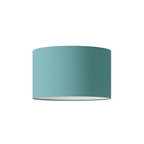 Lampenschirm Cilindro L aus Stoff mit E27-Anschluss – Made in Italy – Teletta Verde Dubbio