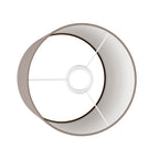 Lampenschirm Zylinder M aus Stoff mit E27-Fassung – Made in Italy – Arenal Asche – Ansicht 3