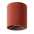 Cilindro M Lampenschirm aus Stoff mit E27-Fassung – Made in Italy – Hummerwolle
