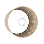 Zylindrischer Lampenschirm M aus Stoff mit E27-Fassung – Made in Italy – Raphia – Ansicht 3