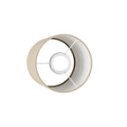 Lampenschirm Zylinder S aus Stoff mit E27-Fassung – Made in Italy – Arenal-Taupe – Ansicht 3