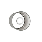 Zylinderschirm S aus Stoff mit E27-Fassung – Made in Italy – Camelot Grau – Ansicht 3